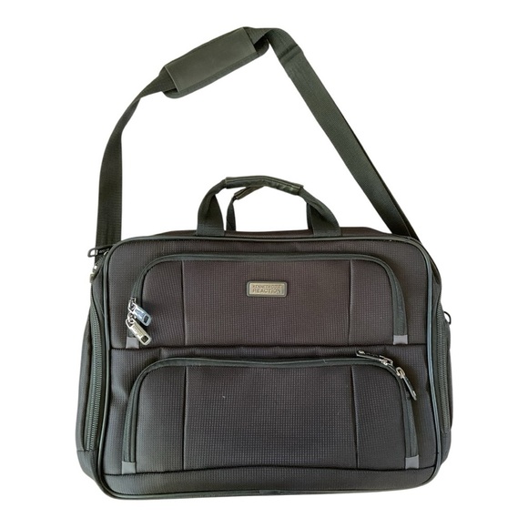 Kenneth Cole Reaction Other - Kenneth Cole Reaction Black Laptop Briefcase Messenger Bag – Fits 15" Laptop